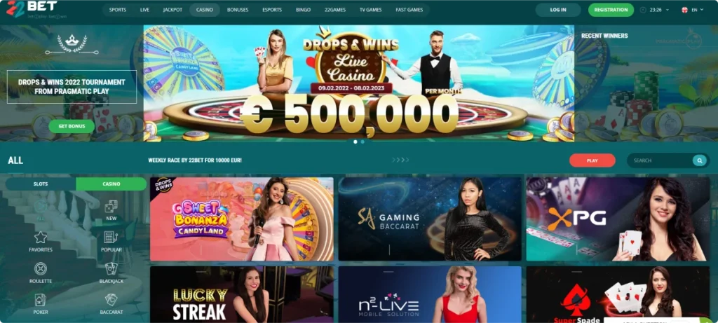 22bet nhà cái uy tín Việt Nam